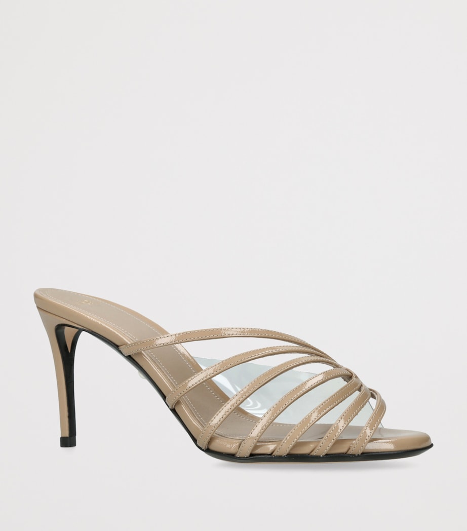 Patent Leather Miriam Heeled Mules 80