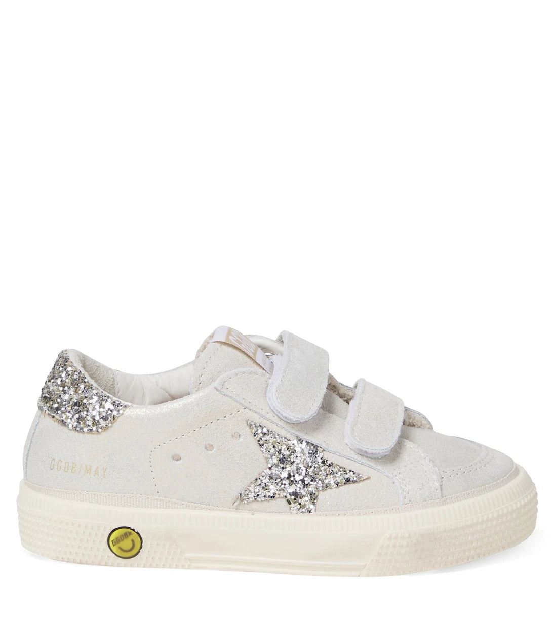 Golden Goose Kids - May School glitter leather sneakers