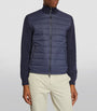 Ralph Lauren Purple Label Navy Quilted Knit Jacket