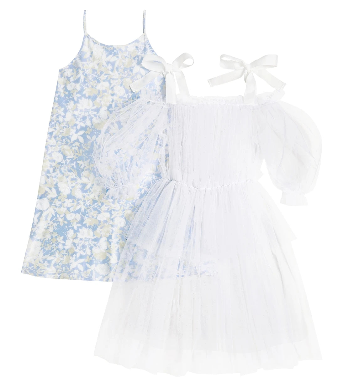 Paade Mode - Ruched floral cotton-lined tulle dress