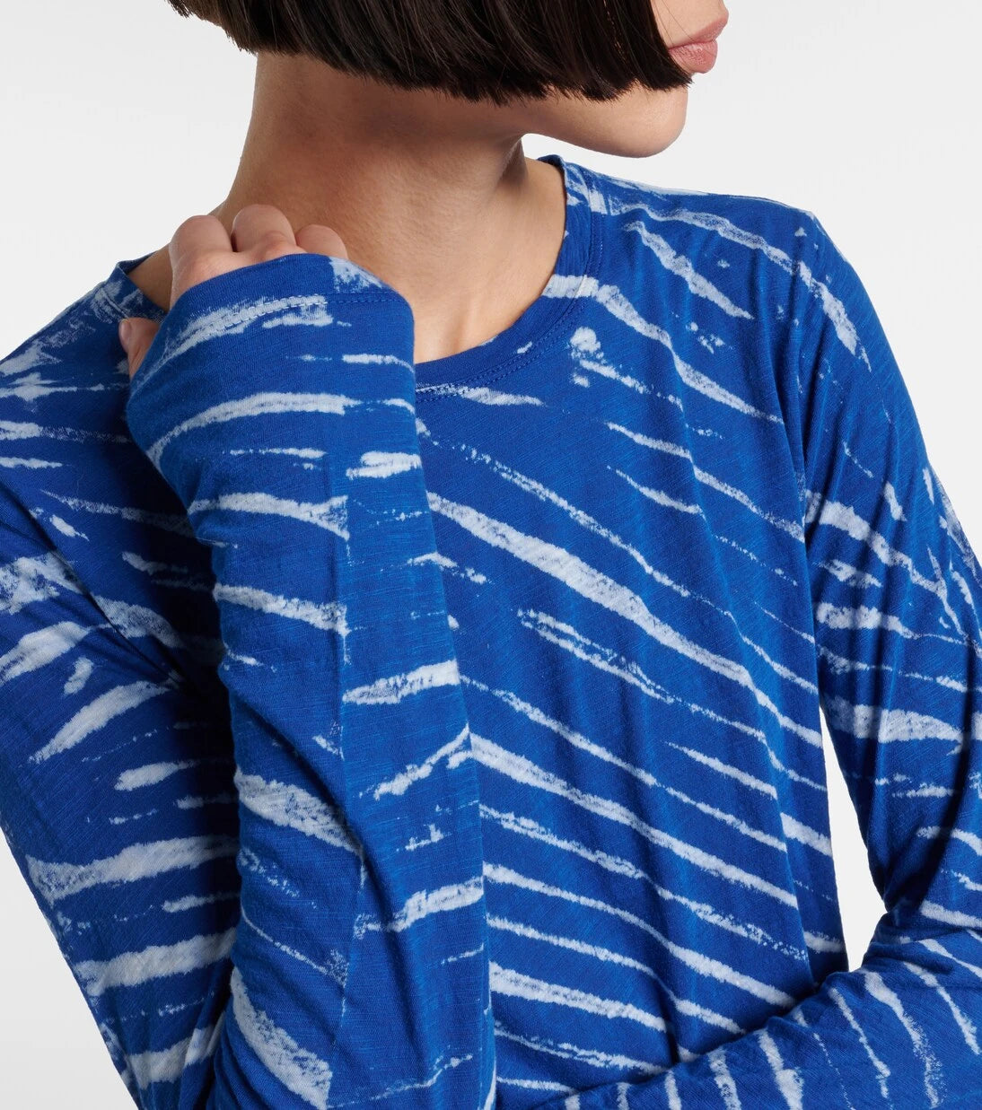 Proenza Schouler - Mia tie-dye cotton jersey top