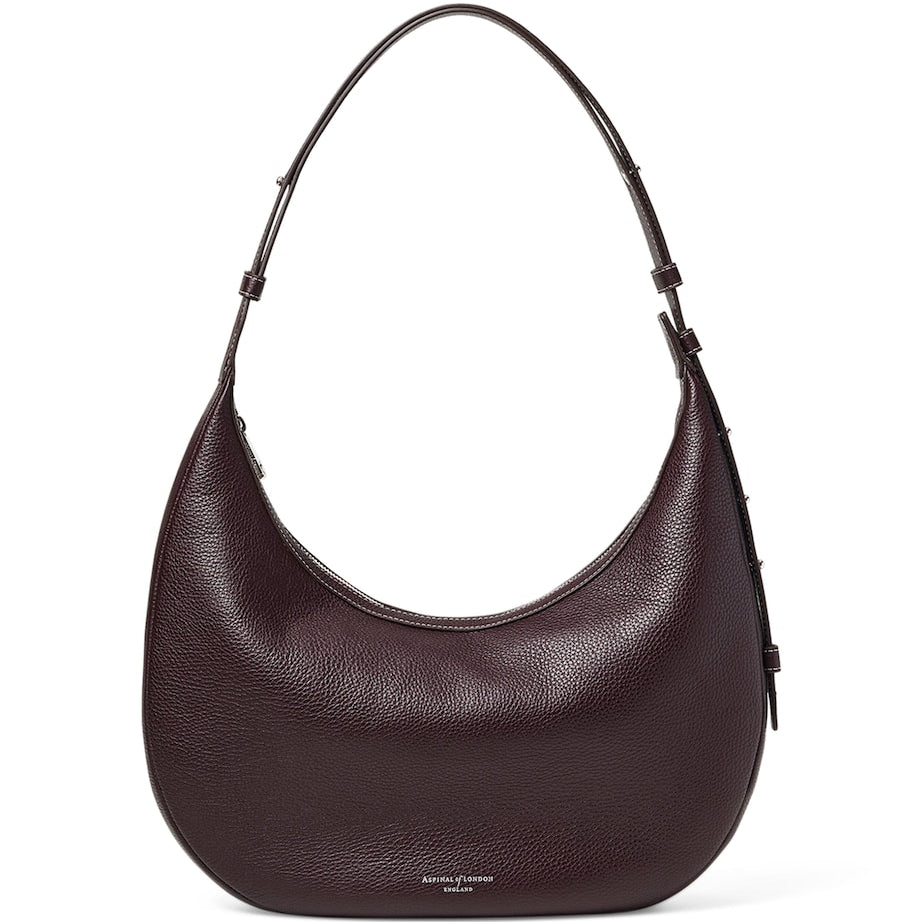 Leather Hudson Crescent Cross-Body Bag