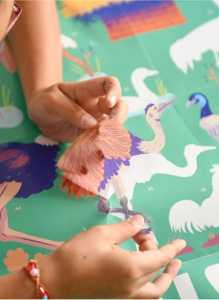 Poppik - Bird Poster and Stickers