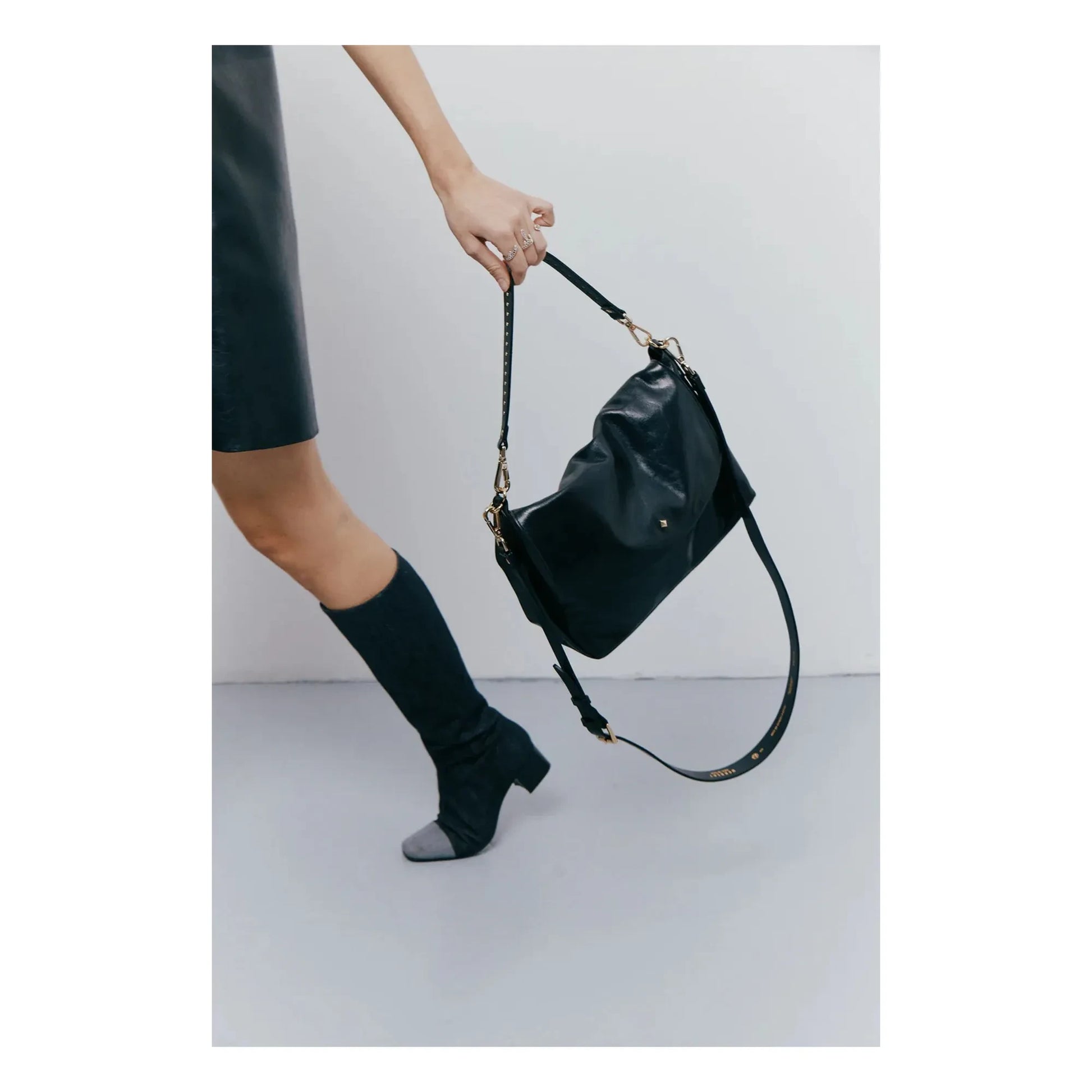 herbert frère soeur - Le Benson Parma Leather Bag | Black