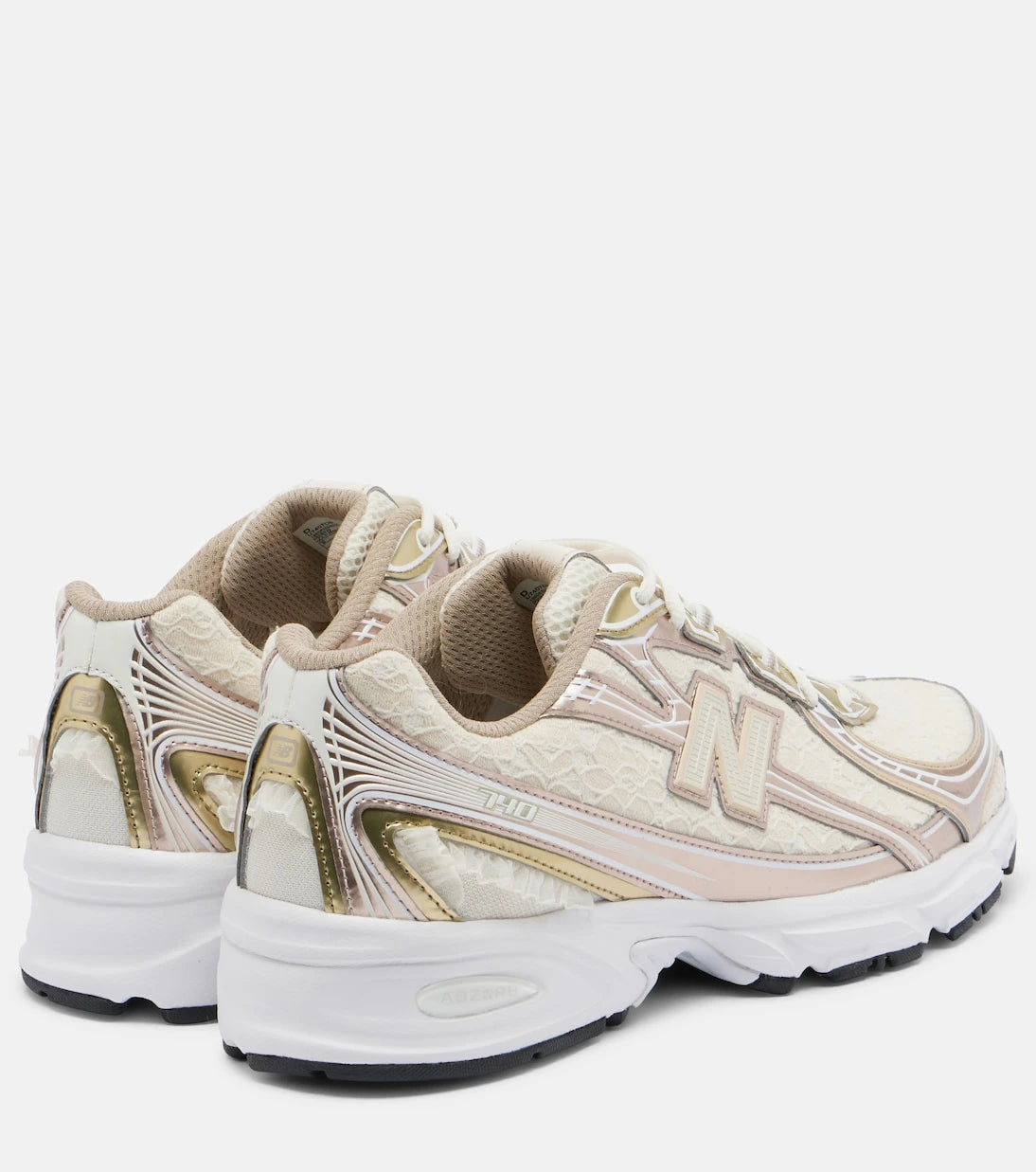 New Balance - 740 lace-trimmed sneakers