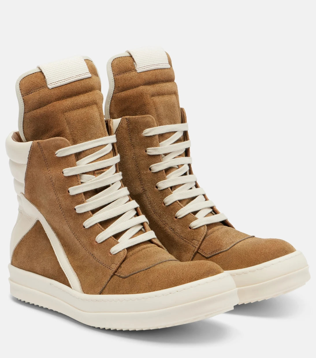 Rick Owens - Geobasket suede high-top sneakers