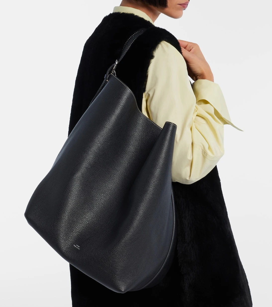 Toteme - Belted leather tote bag