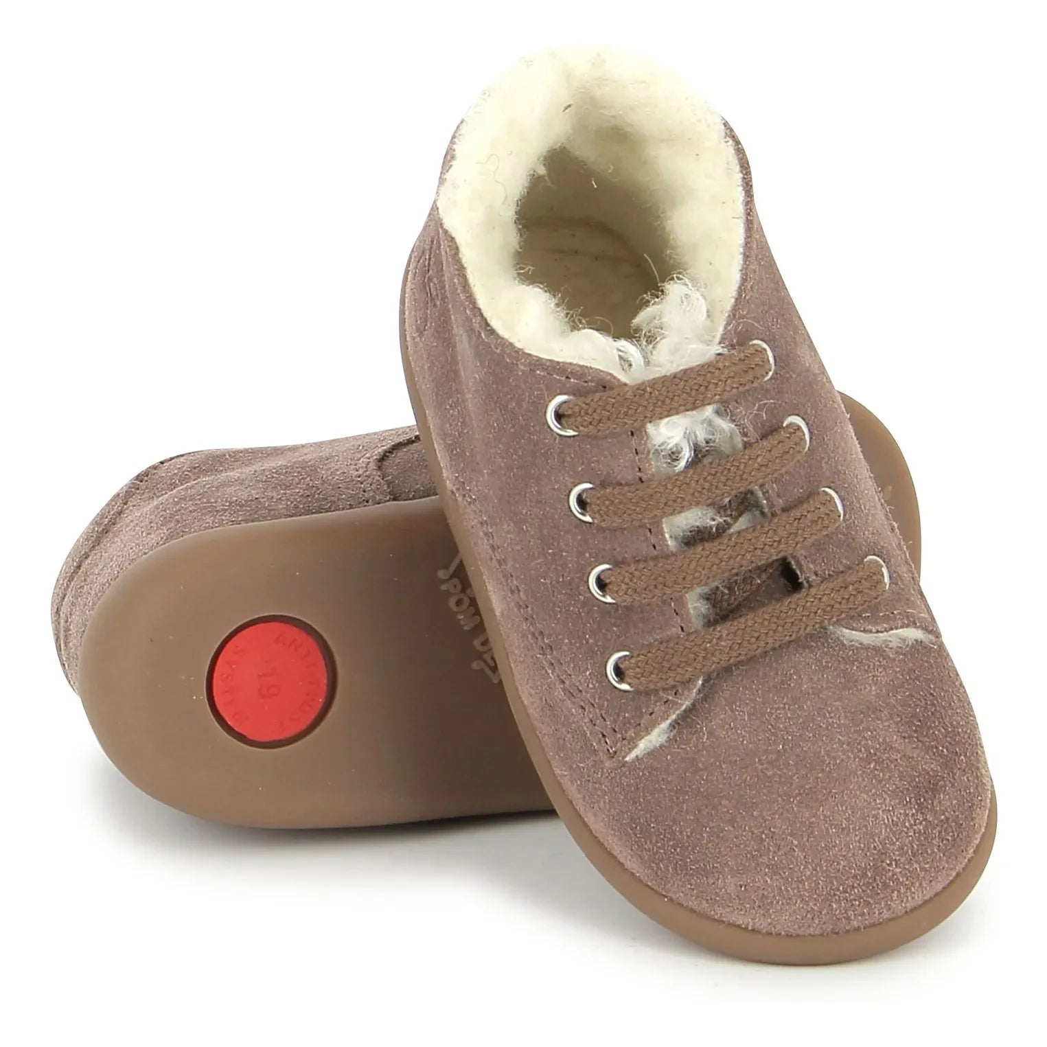 Pom d'Api - Botillons Stand Up Derby Fur | Dusty Pink
