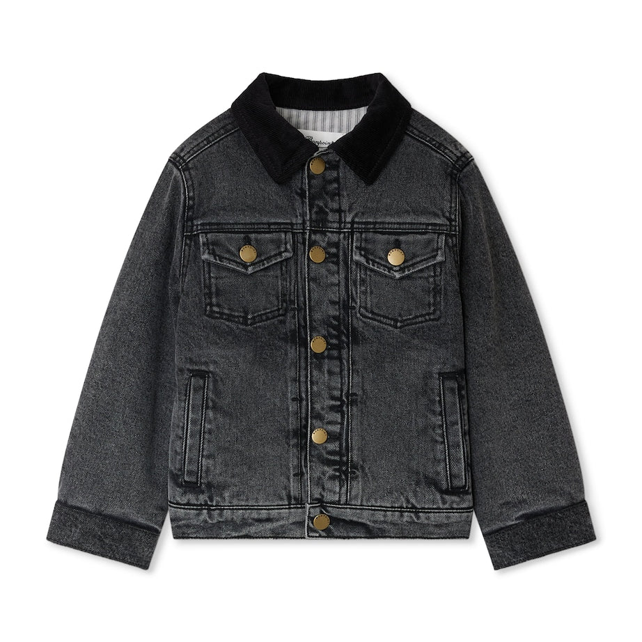 Embroidered Denim Jacket (4-14 Years)