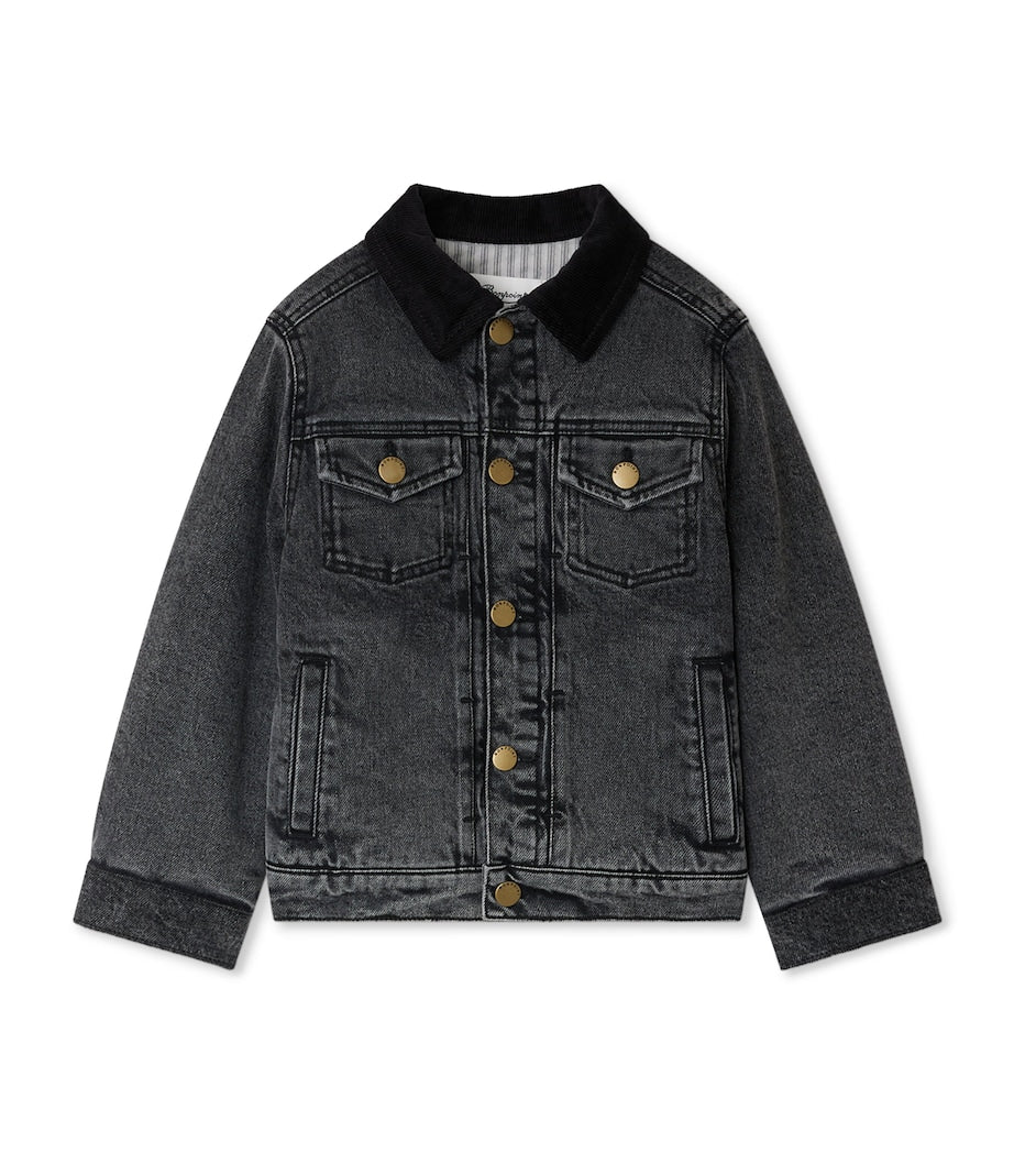 Embroidered Denim Jacket (4-14 Years)