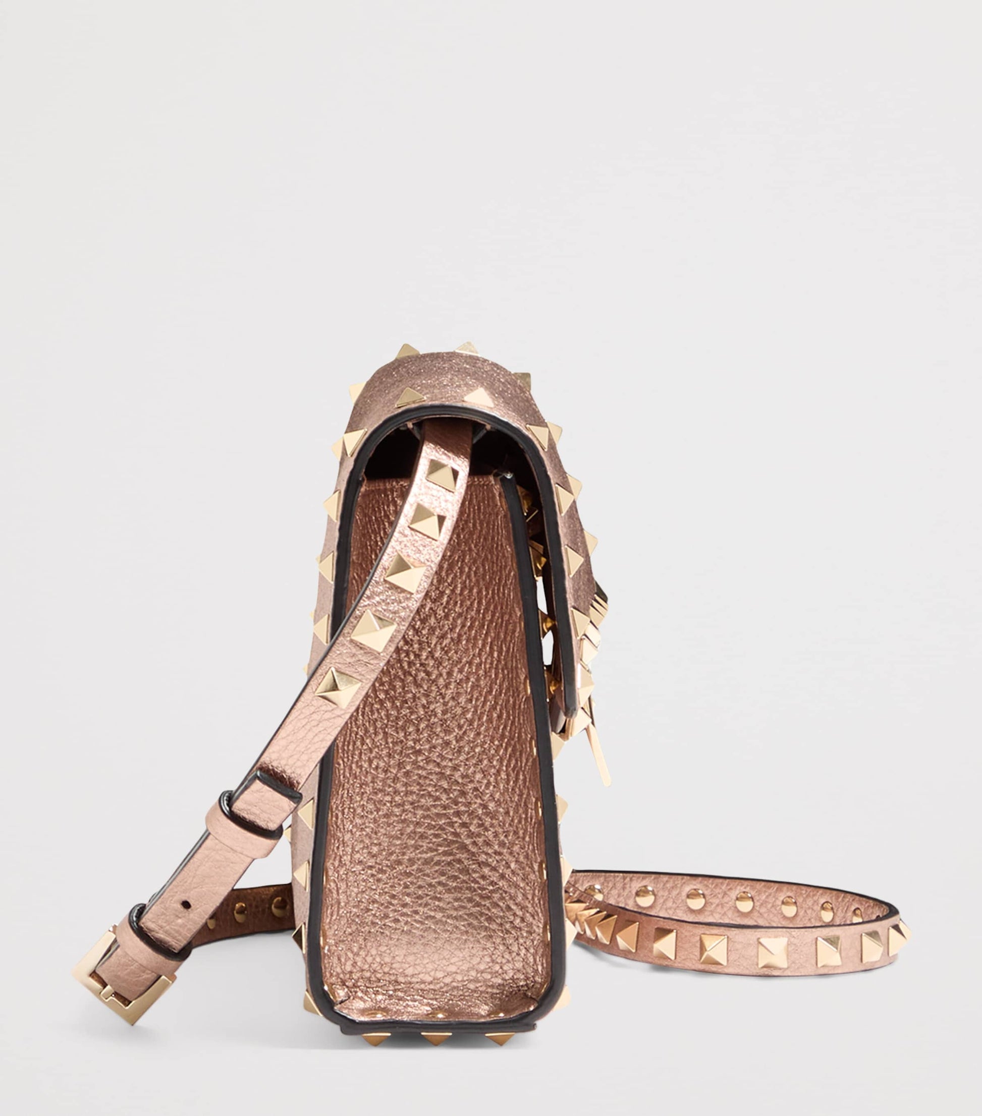 Valentino Garavani Small Leather Rockstud Shoulder Bag