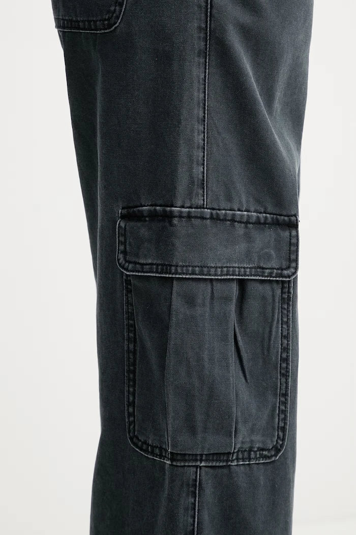 Levi's панталон дамски от памук SUPERLOW LOOSE CARGO ND