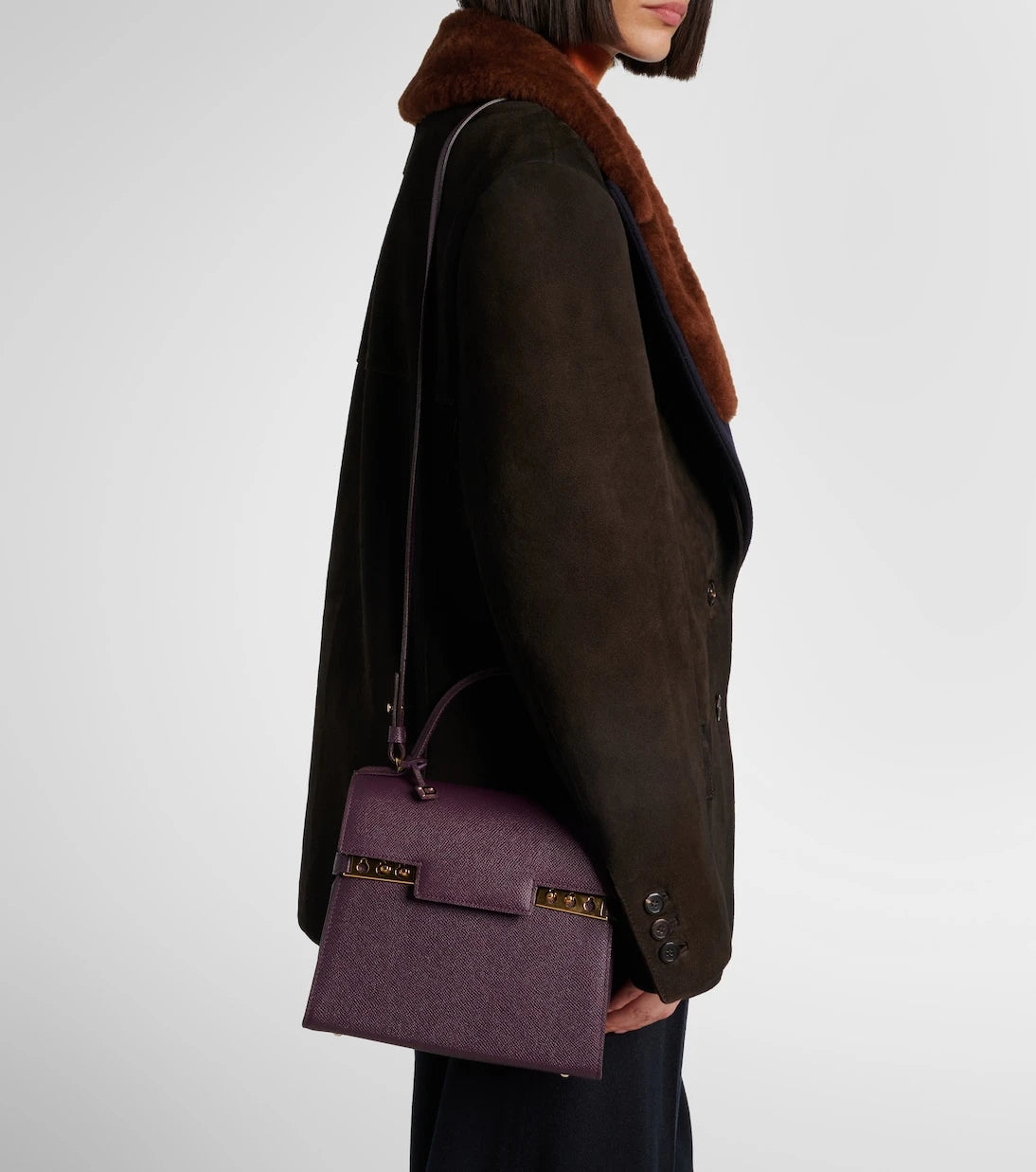 Delvaux - Tempête Medium leather tote bag