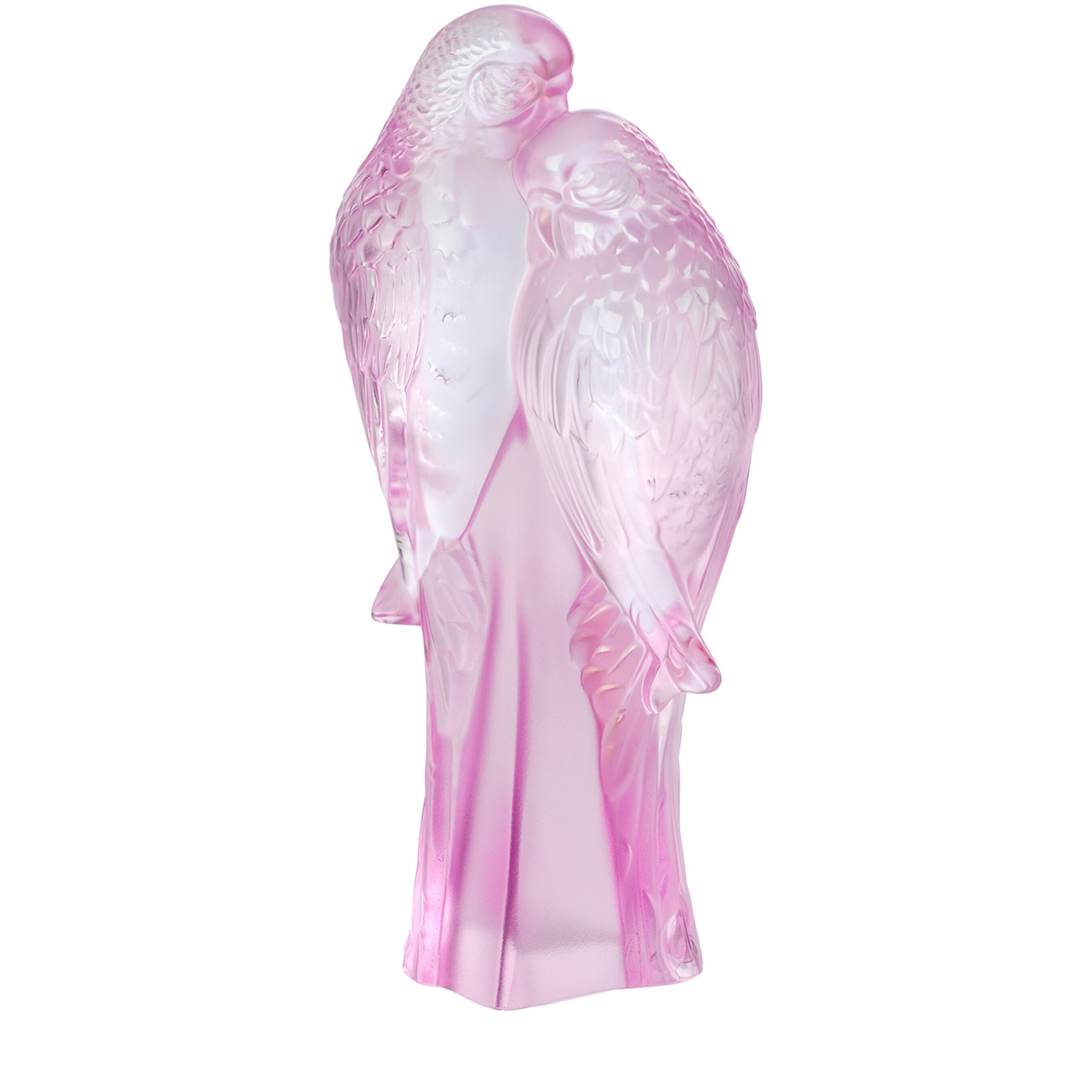 Rose Nebula Two Parakeets Sculpture