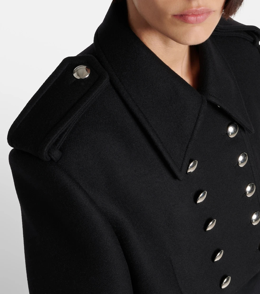 Khaite - Leara cropped wool-blend jacket