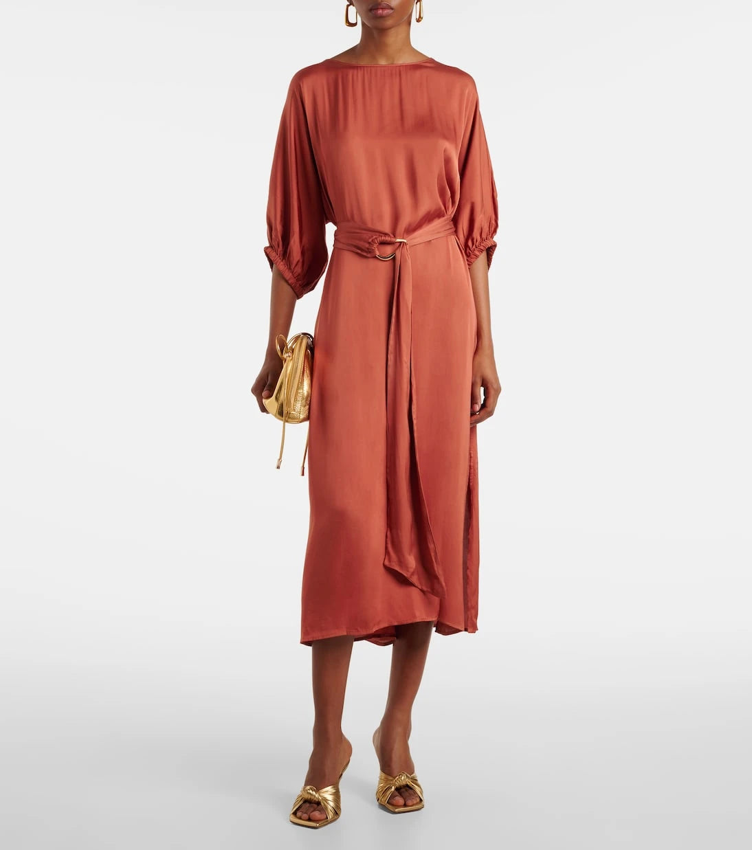 Velvet - Laurel satin midi dress