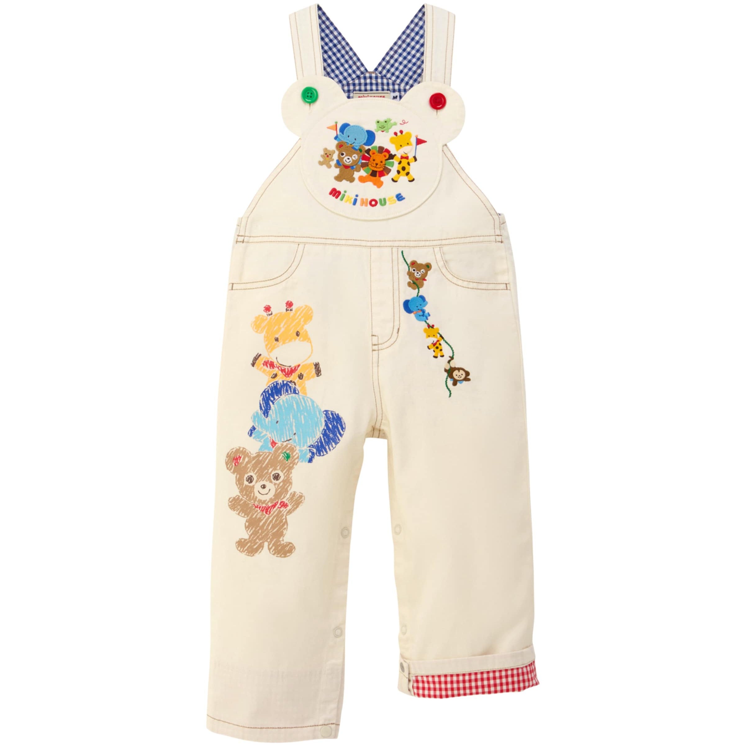 Cotton Animal Dungarees (2-4 Years)