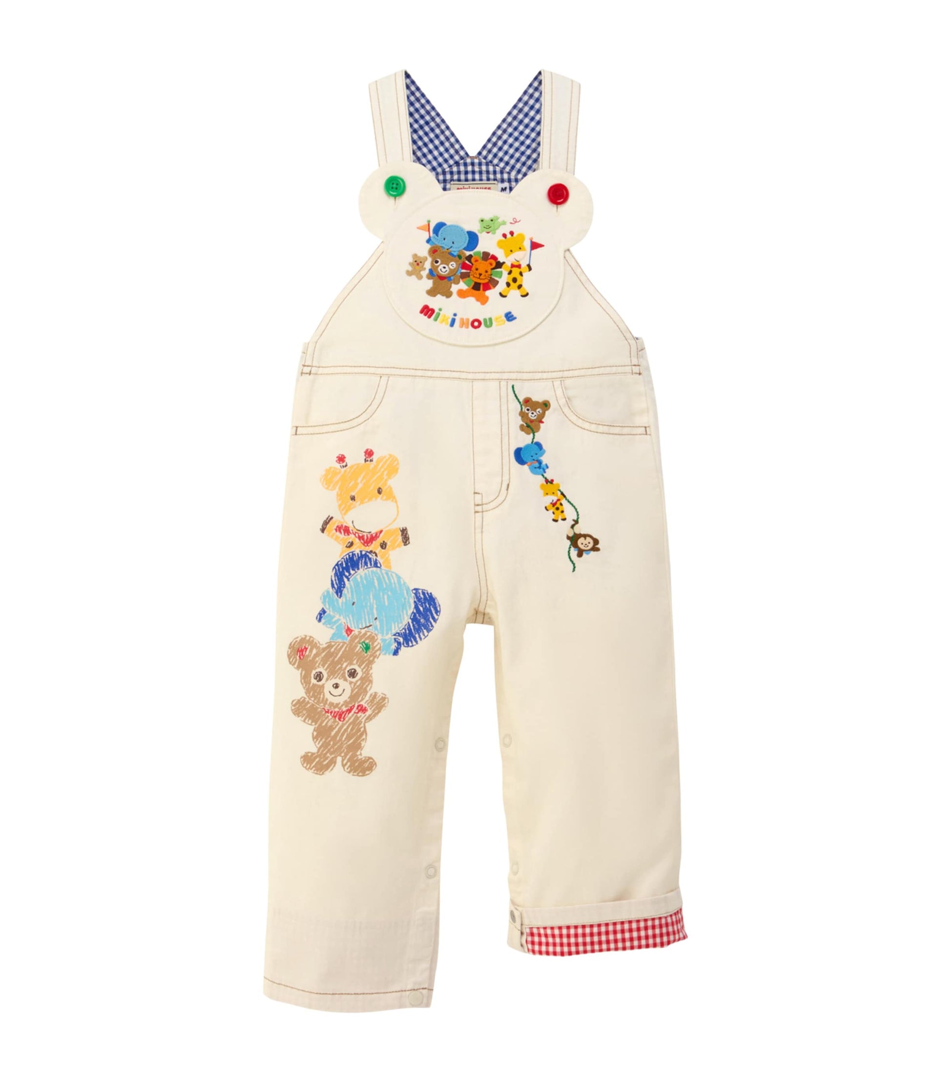 Cotton Animal Dungarees (2-4 Years)