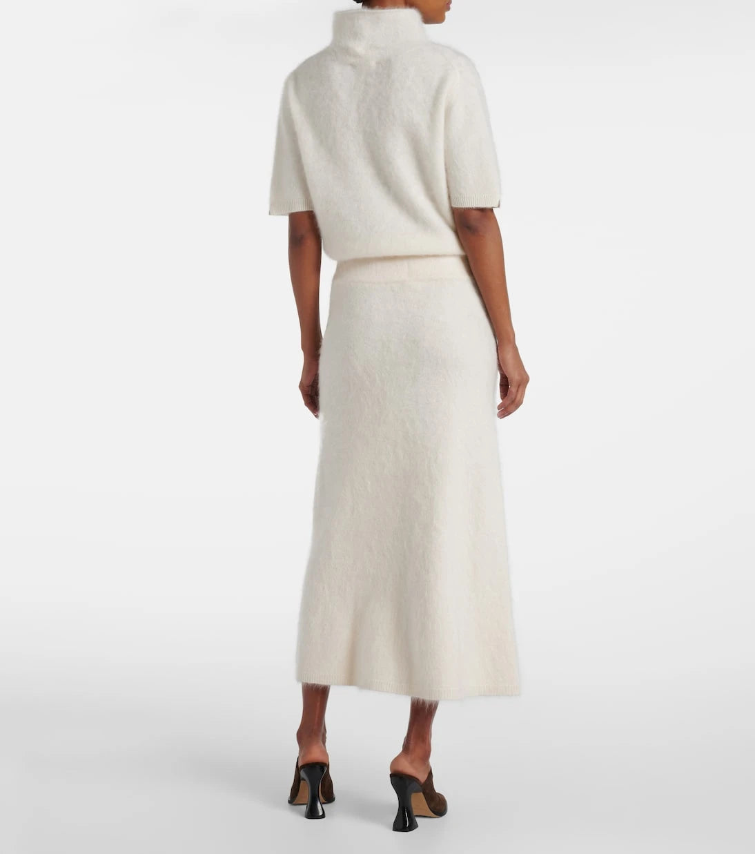 Lisa Yang - Asta brushed cashmere midi skirt