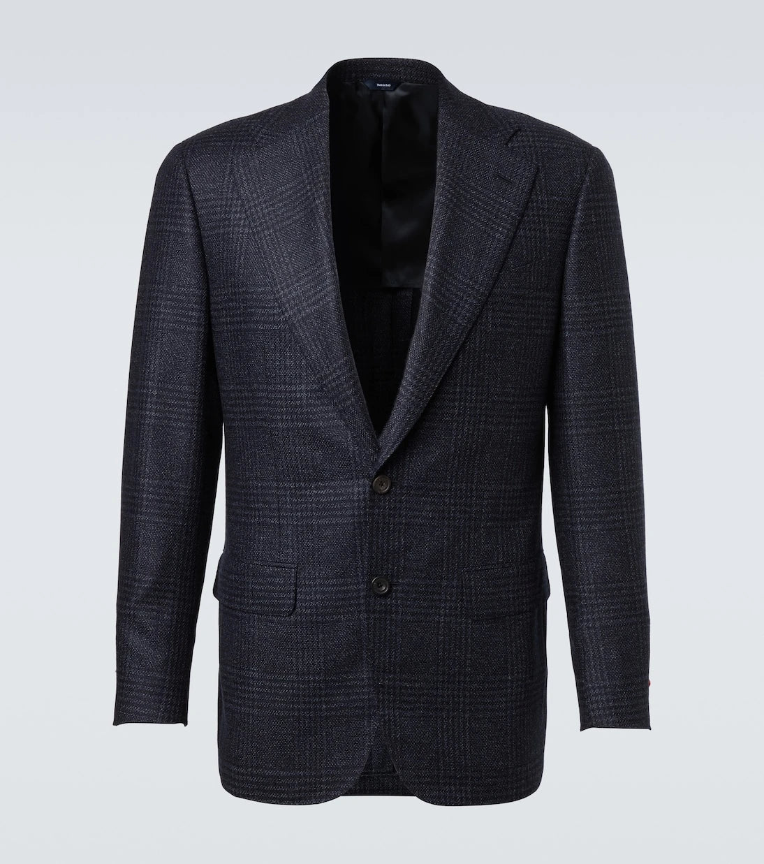 Thom Sweeney - Checked wool and silk blazer