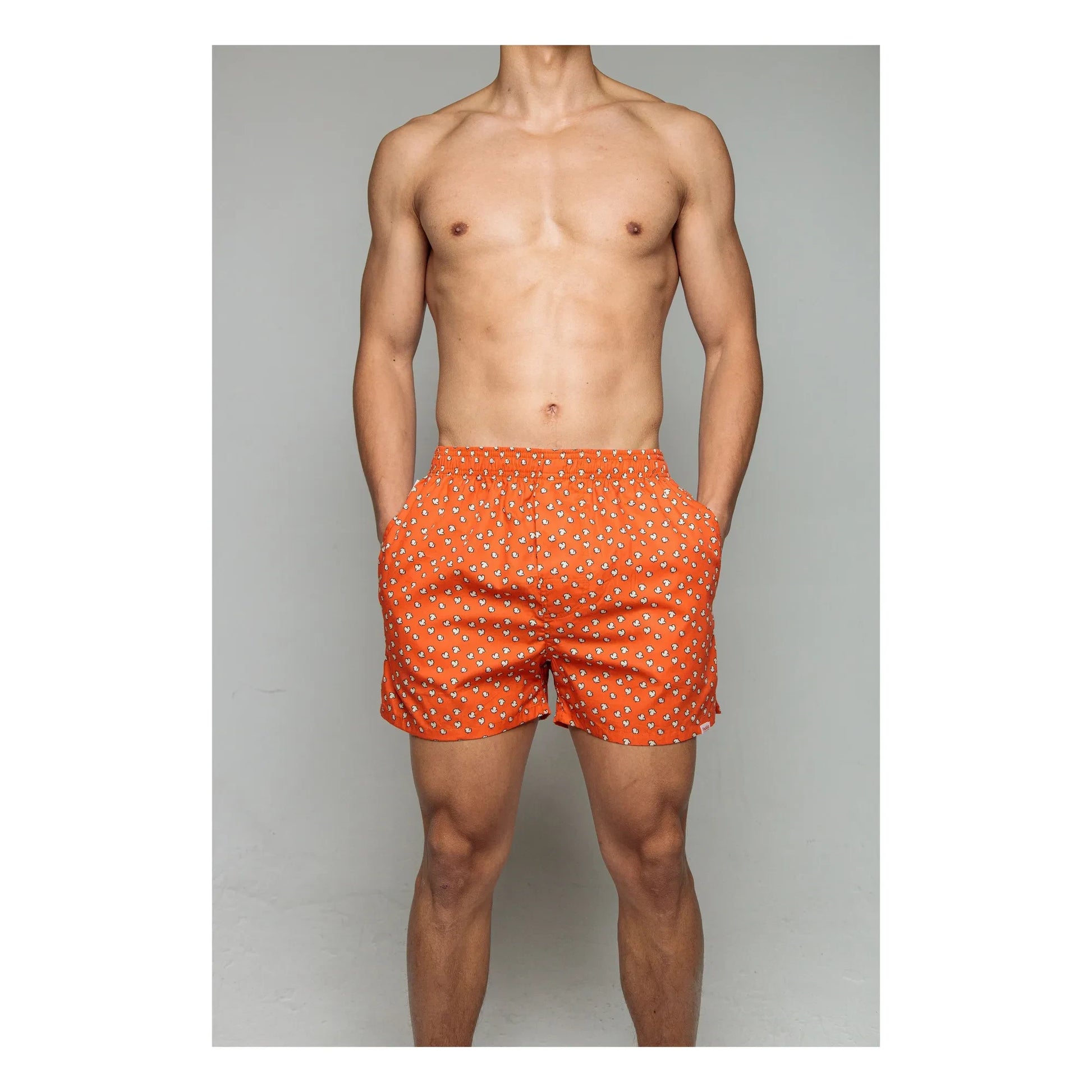 Pockies - Popcorn shorts | Orange