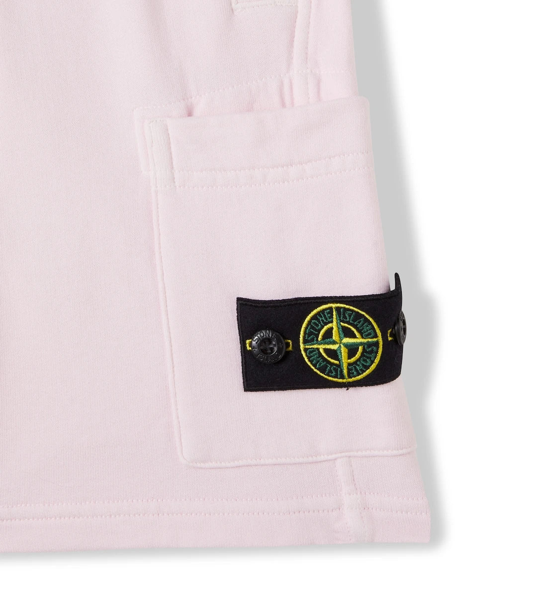Stone Island Junior - Compass cotton jersey shorts