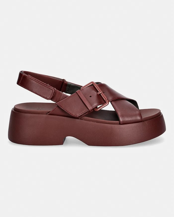 Camper deri platform kadın sandalet ayakkabı Tasha