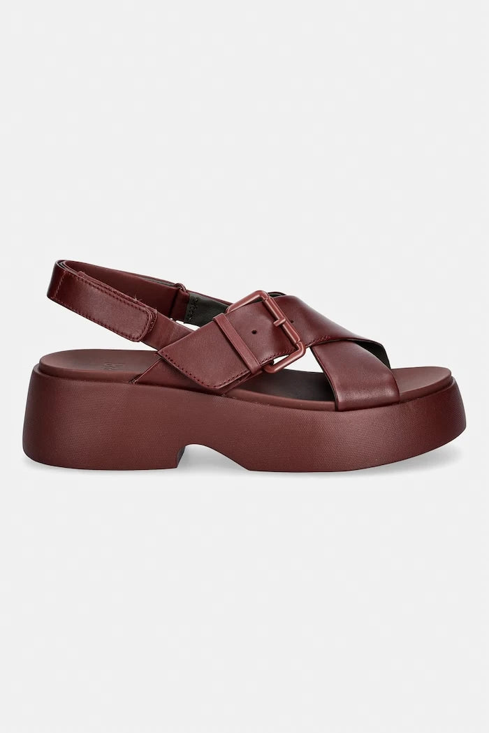 Camper deri platform kadın sandalet ayakkabı Tasha