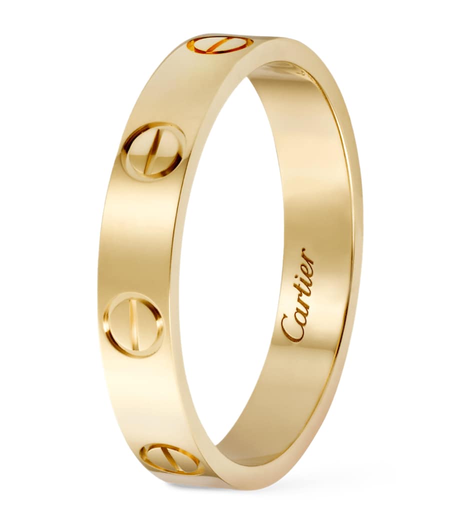 Yellow Gold LOVE Wedding Band