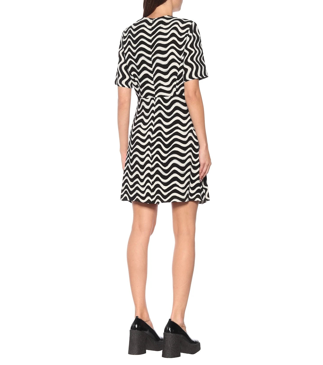 Stella McCartney - Printed cady dress