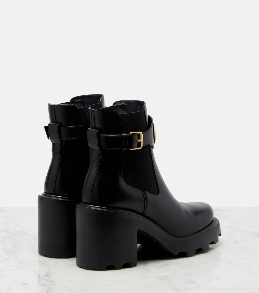 Valentino Garavani - Beatle VLogo leather ankle boots