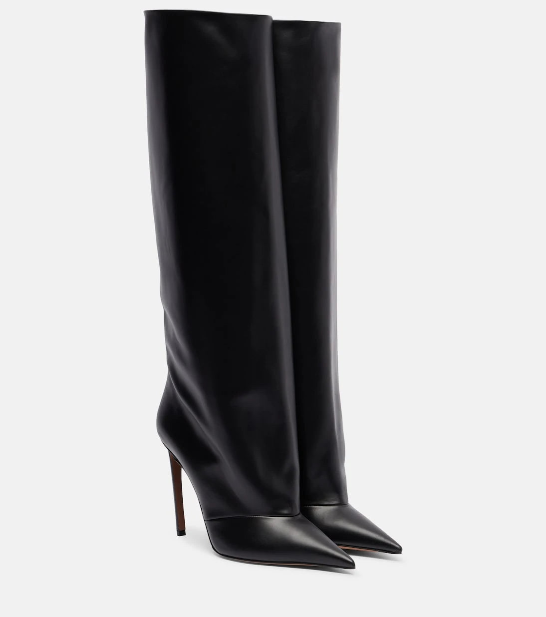 Dolce&Gabbana - Leather knee-high boots