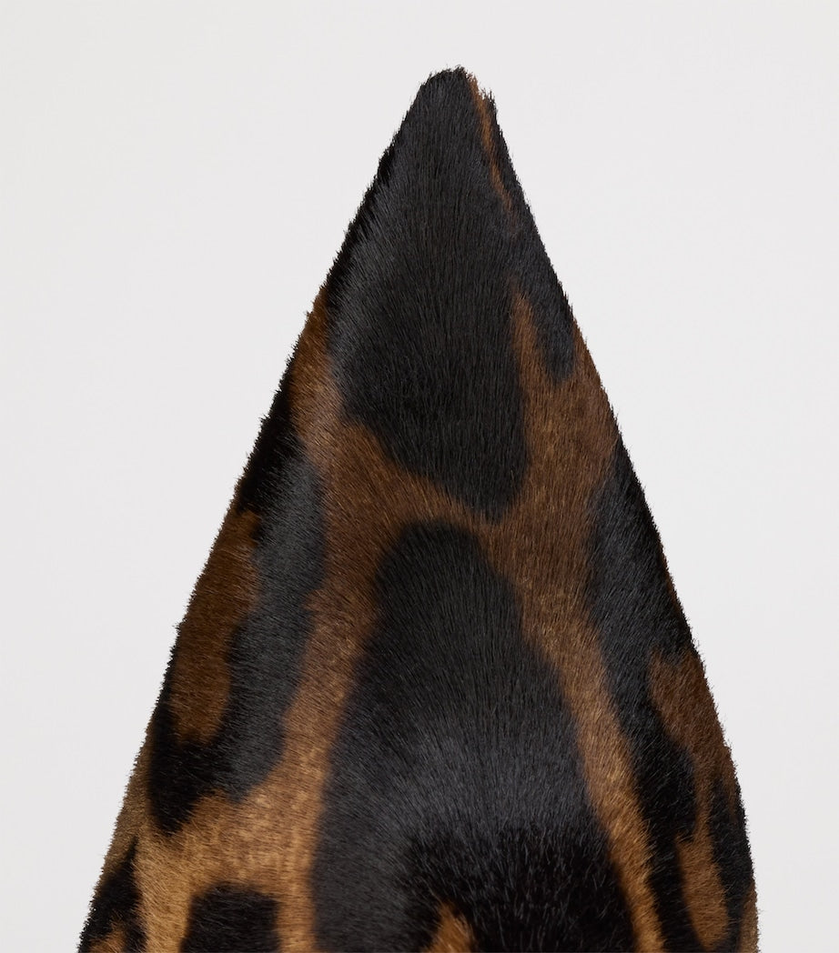 Christian Louboutin Miss Z Leather Pony Hair Knee-High Boots 100