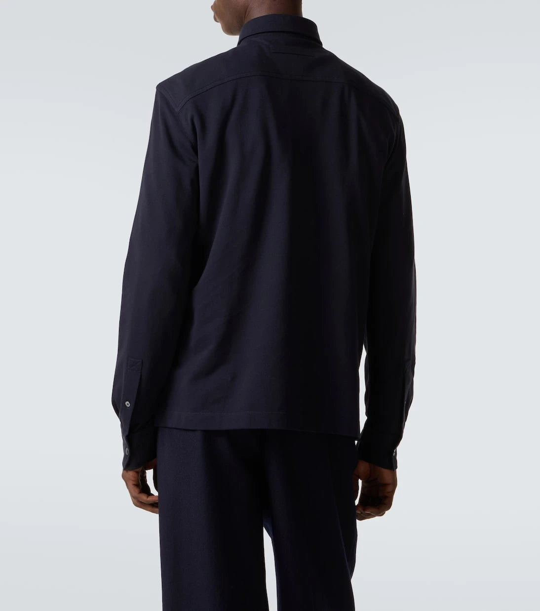 Zegna - Cotton piqué polo sweater