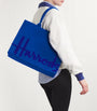 Large Cotton Logo Tote Bag