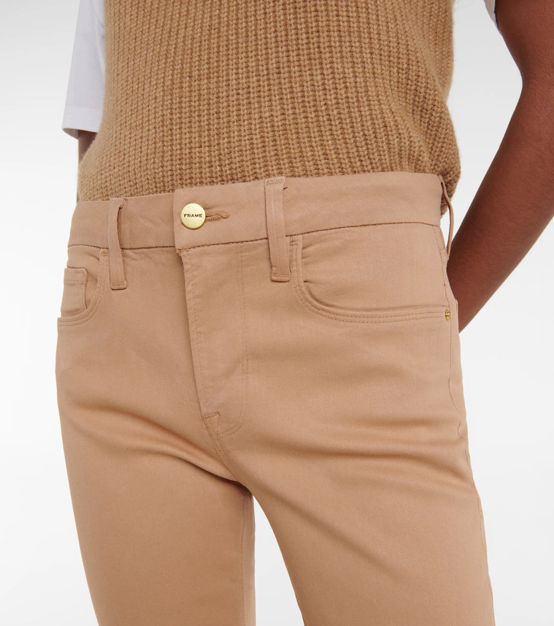 Frame - Le Crop Mini Boot mid-rise jeans
