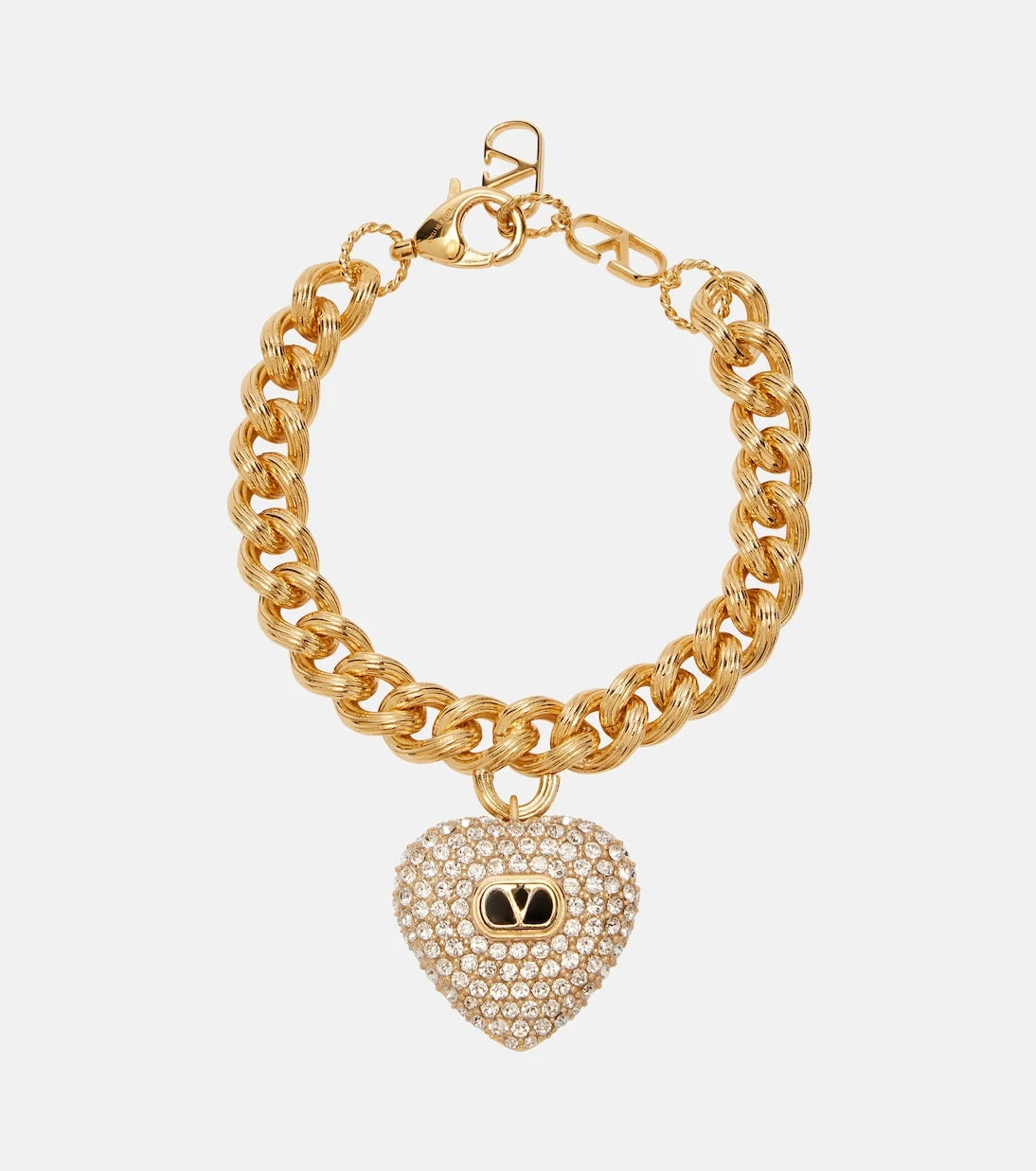 Valentino - Coeur Royal VLogo charm bracelet