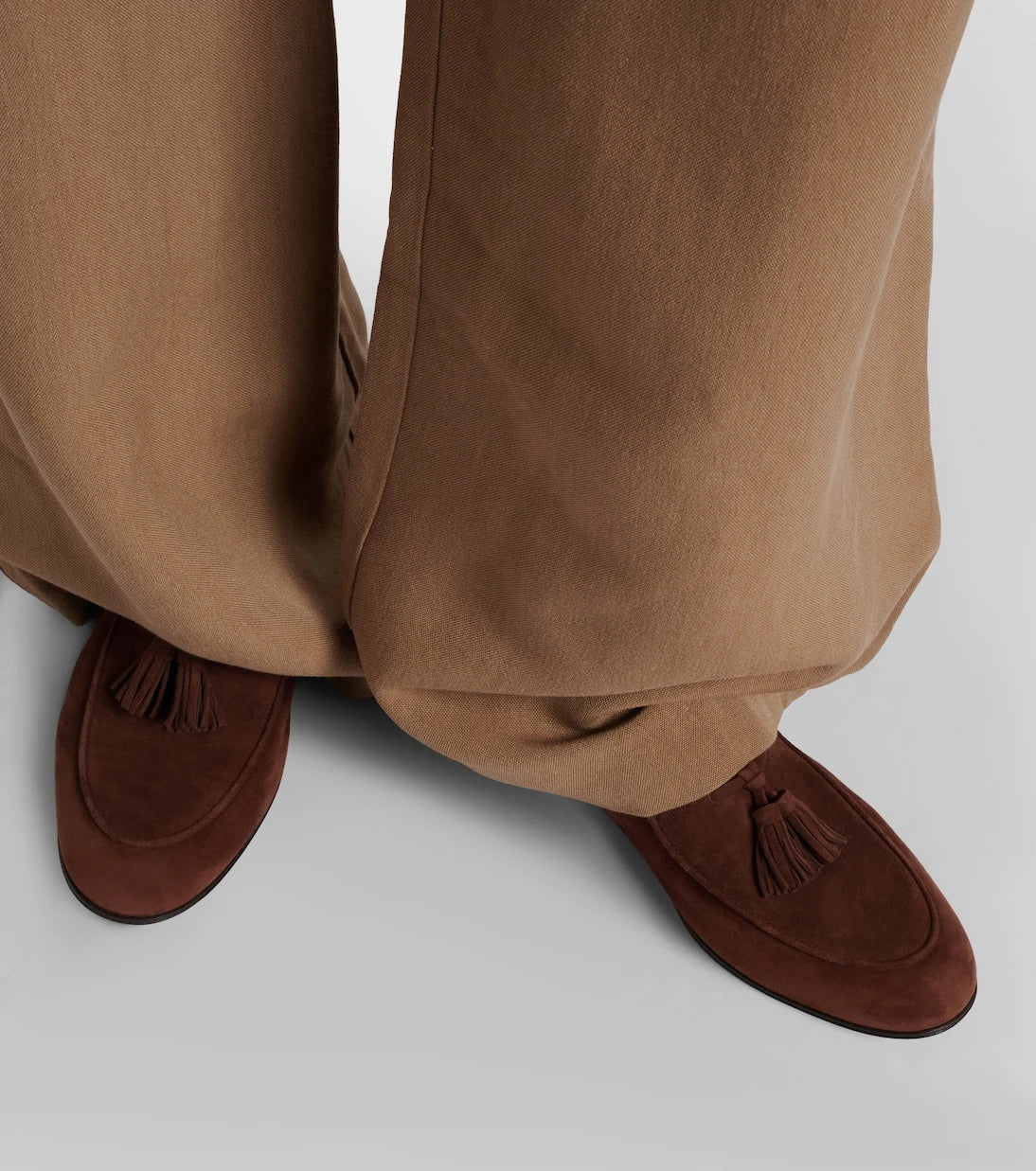 Gianvito Rossi - Tasseled suede loafers