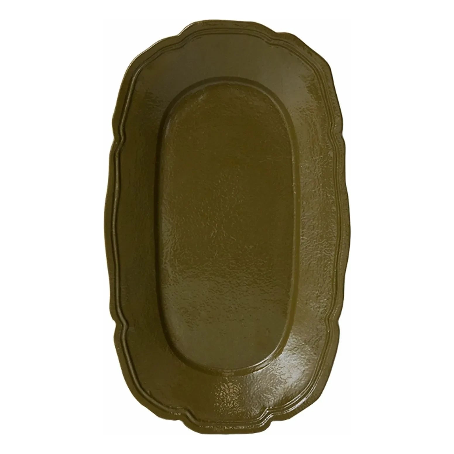 HKliving - New Classics metal dish | Olive