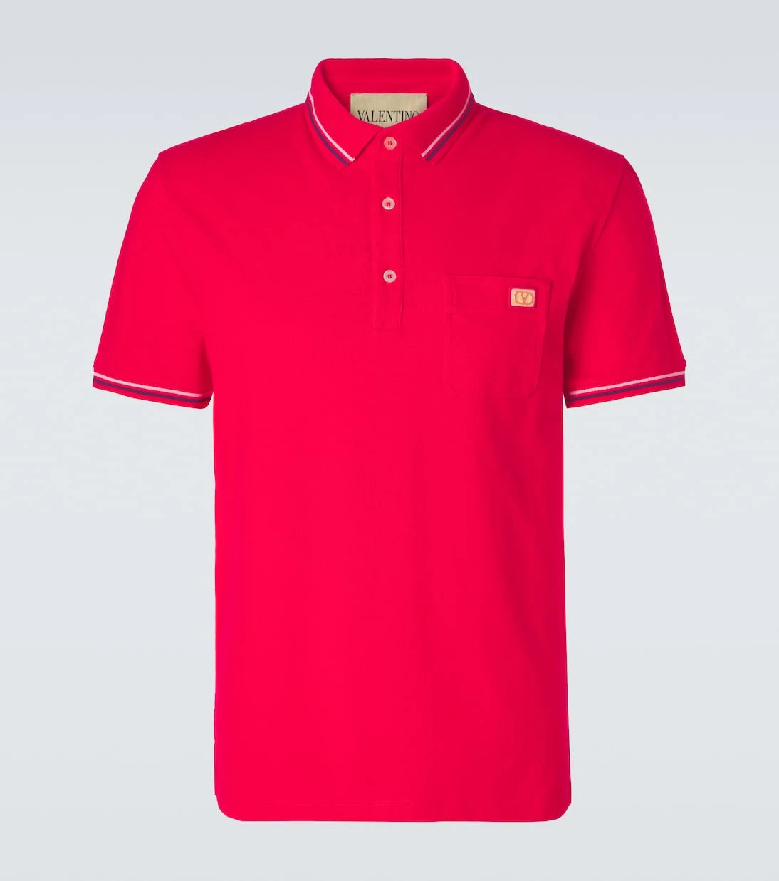 Valentino - Cotton piqué polo shirt