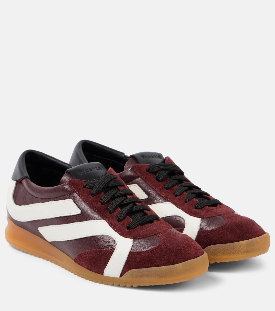 Proenza Schouler - Track suede-trimmed leather sneakers