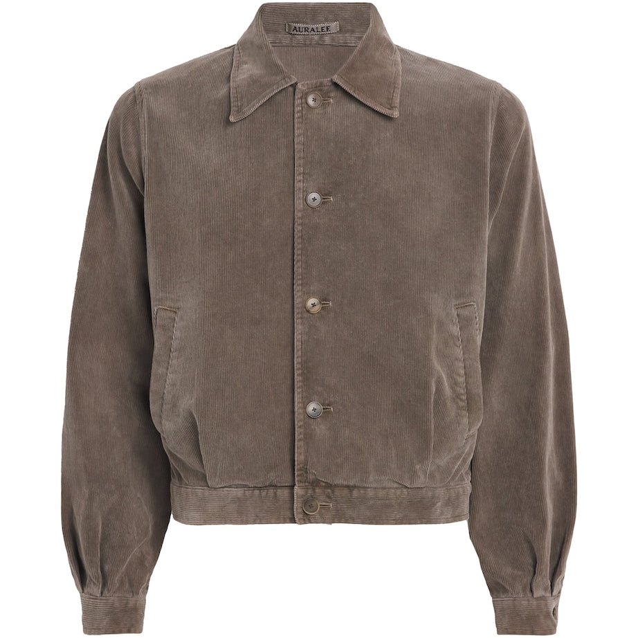 Green Cotton Corduroy Jacket