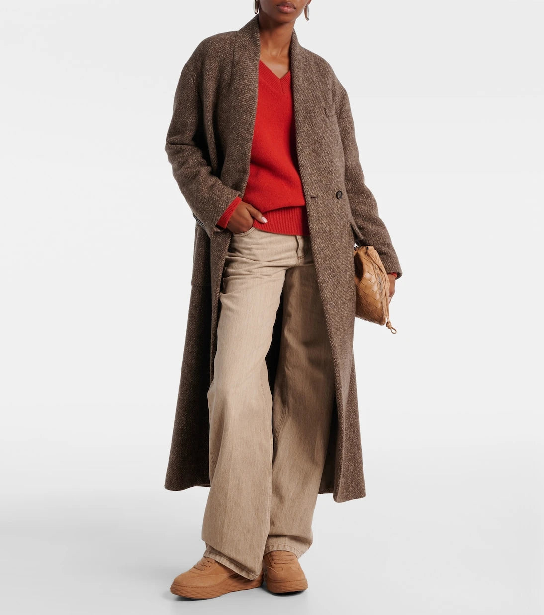 Jimmy Choo - Diamond Maxi shearling-trimmed suede sneakers