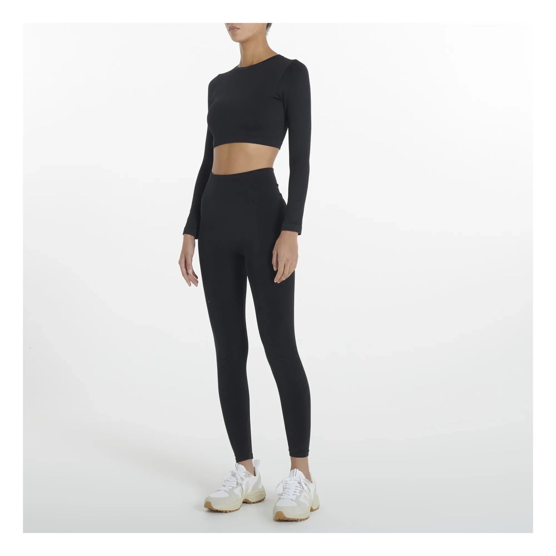 PRISM² - Evoke Ribbed Top | Black