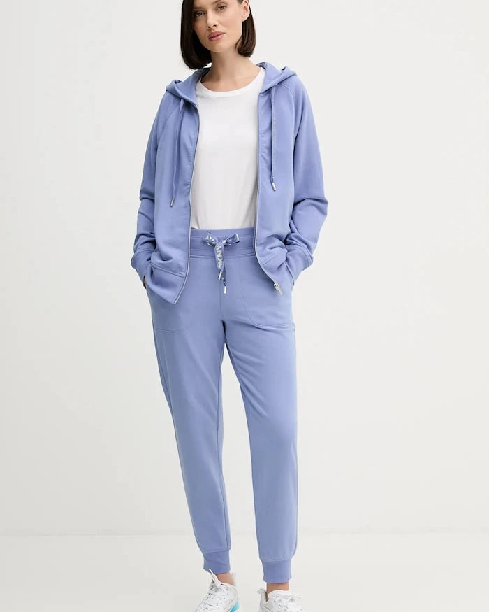DKNY pamuk ve elastanlı kadın eşofman altı