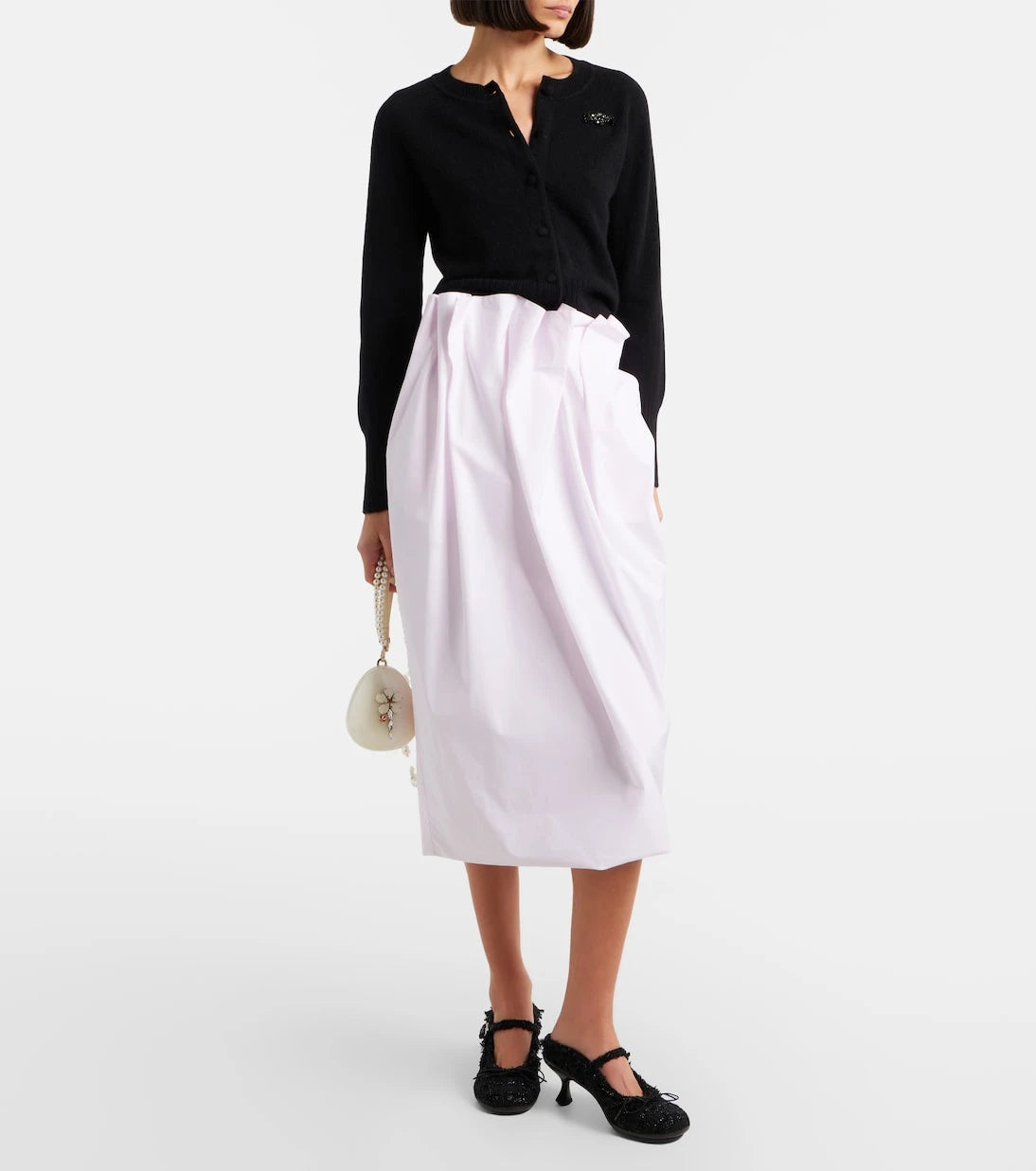 Simone Rocha - Embellished cashmere cardigan