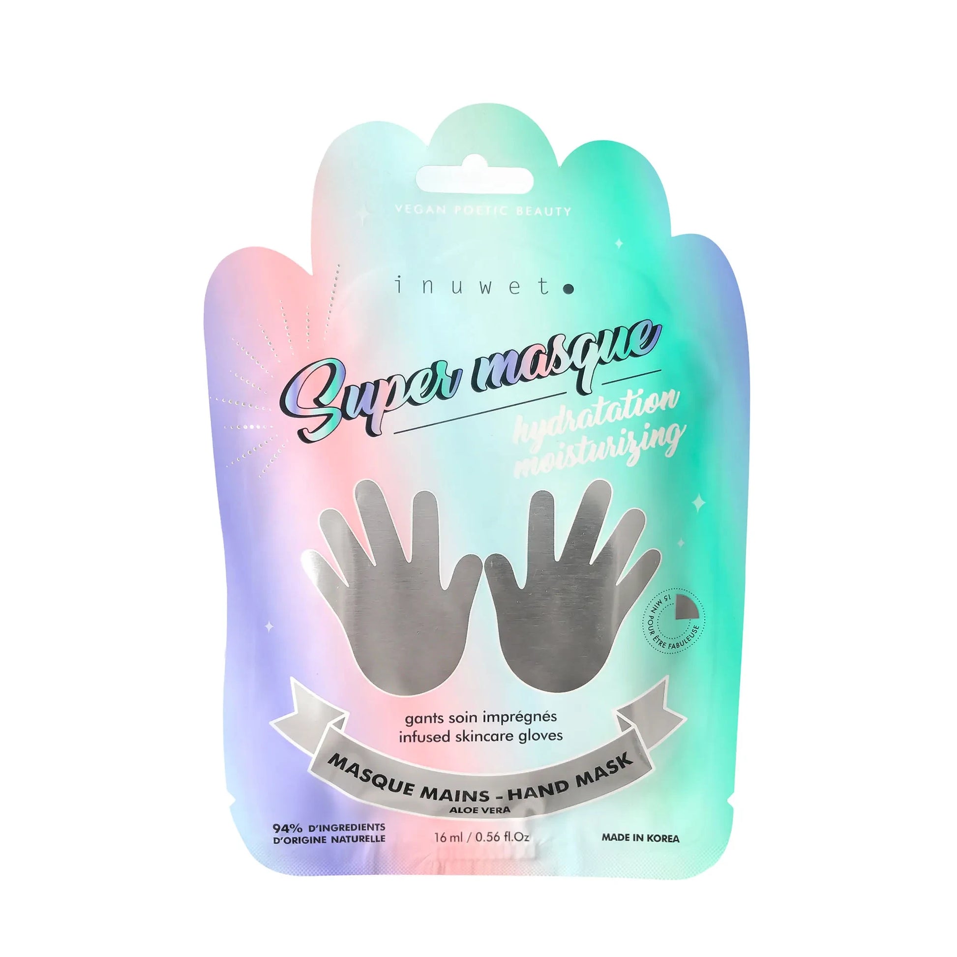 Inuwet - Hand mask with moisturizing gloves
