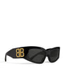 Black Bossy Cat-Eye Sunglasses