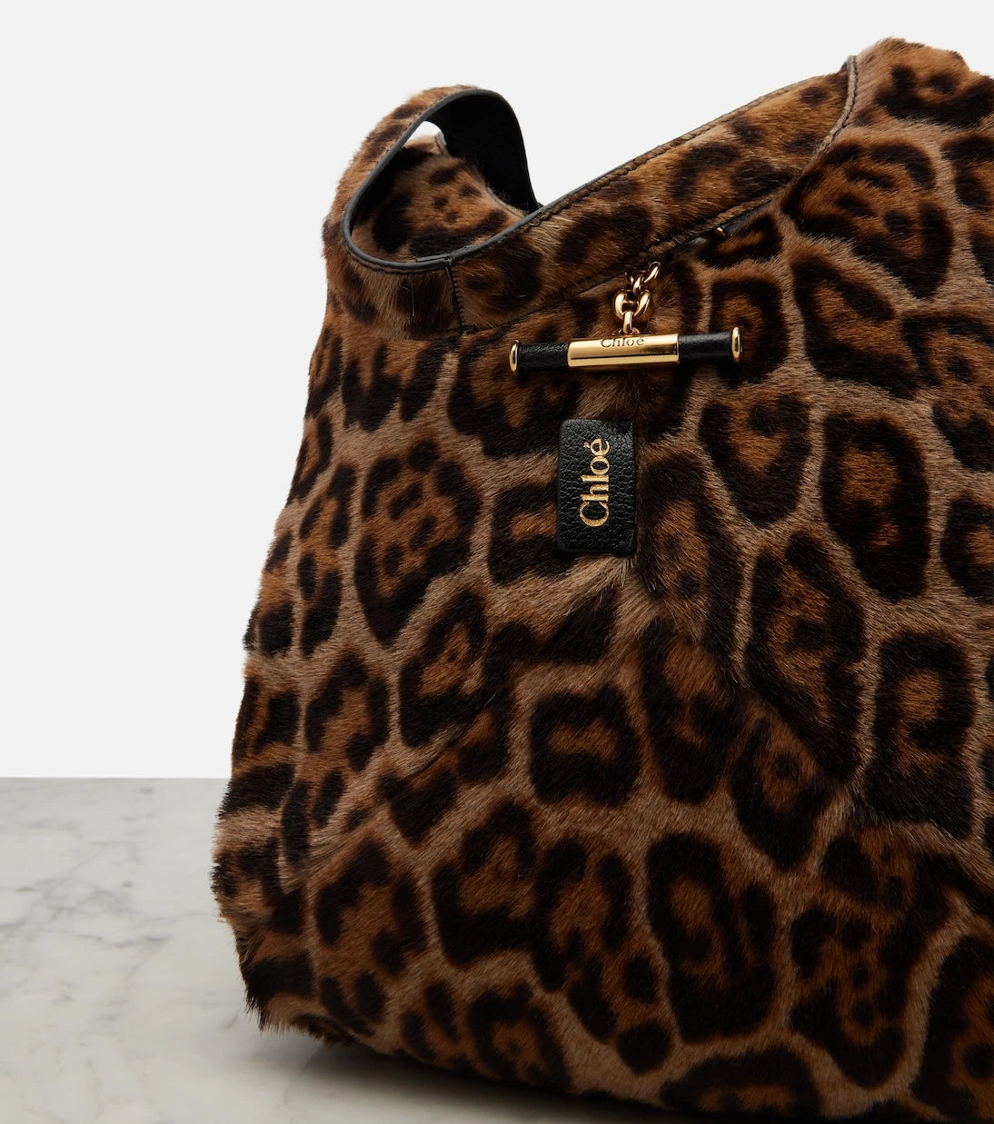Chloé - Chloé Balloon Small calf hair shoulder bag