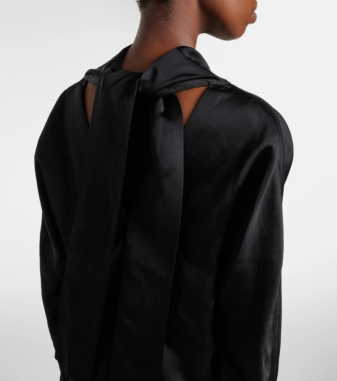 Toteme - Draped satin blouse